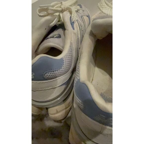 New Balance Men's 9060 Suede Mesh Sneakers Running Shoes Blue Tan Size 7.5 - Picture 6 of 8